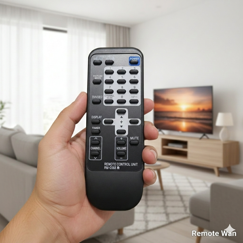 REMOTE REMOT TV JVC TABUNG 565 TR