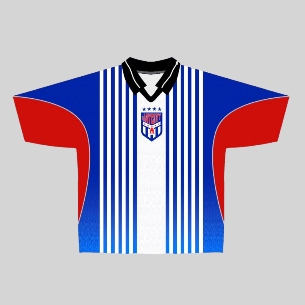 Jayapura Jersey ( Red , White , Blue )