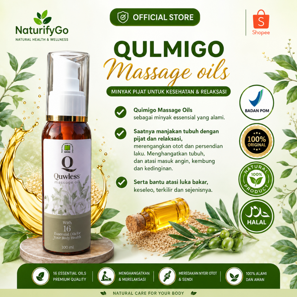 Quwless message Oil Nasa / Minyak Pijat Urut