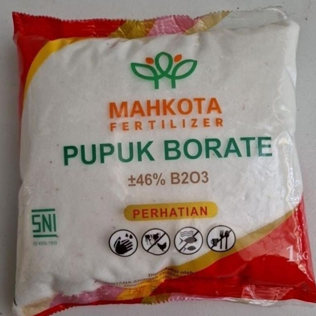 Pupuk BORATE MAHKOTA 1kg