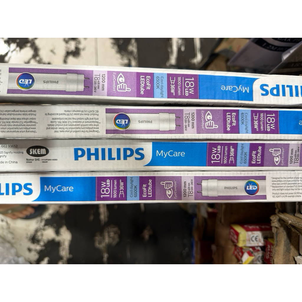 Lampu TL LED Philips 18 WATT 120cm Original