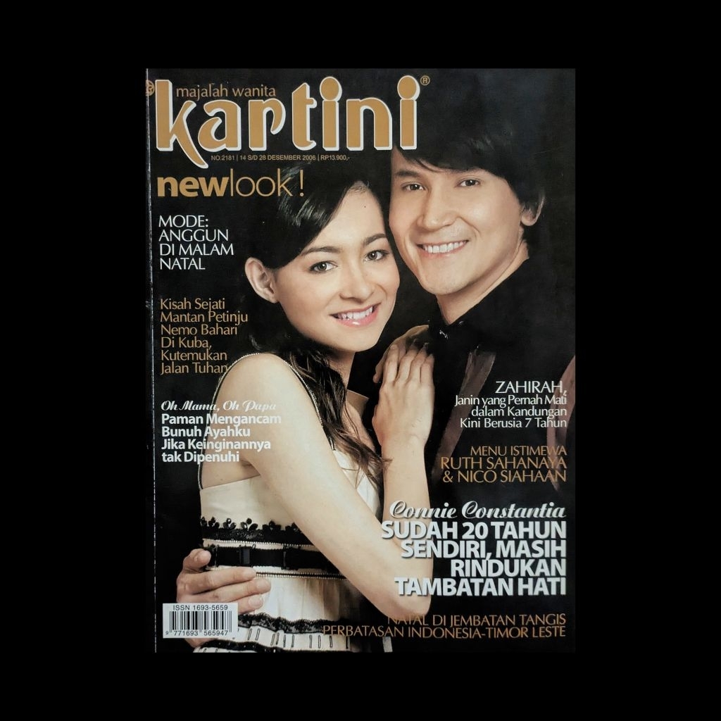 Majalah Kartini, No. 2181/2006 - Cover: Marcellino Lefrandt & Dewi Rezer // Connie Constantia - AA G
