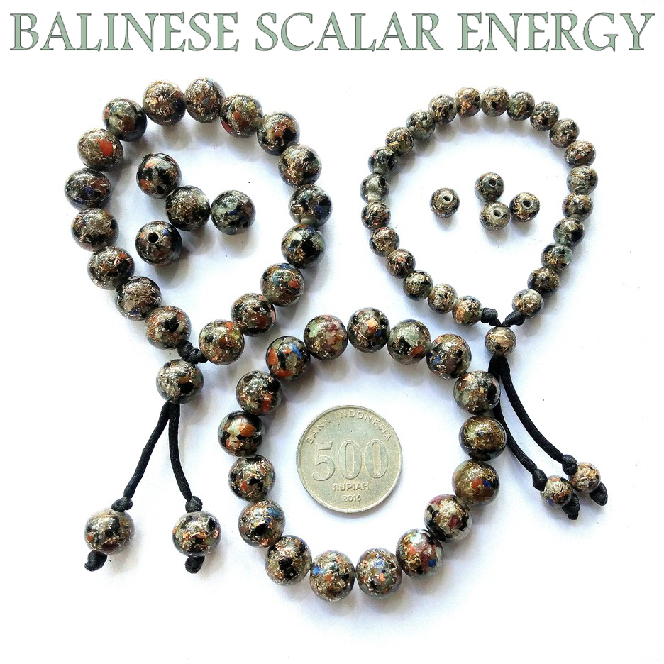 GELANG BIO G BUSTER ORGONITE SCALAR WITH BLACK TOURMALINE