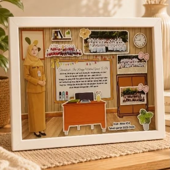 free box hampers # karikatur timbul kado wedding, kado hari ibu, mother's day, kado guru, hari guru 
