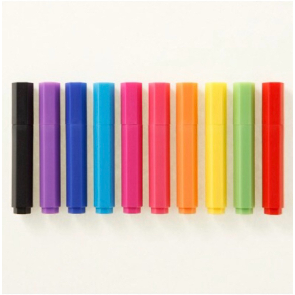 MUJI JAPAN Mini Color Pen Set 10 colors Set Pen Warna Kecil Muji Original