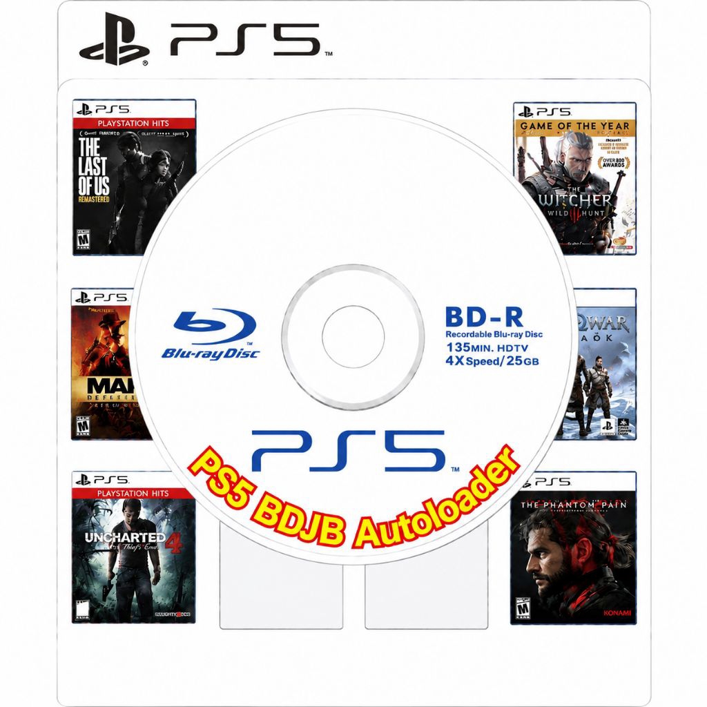BDJB Autoloader PS5 Kaset HEN PS5