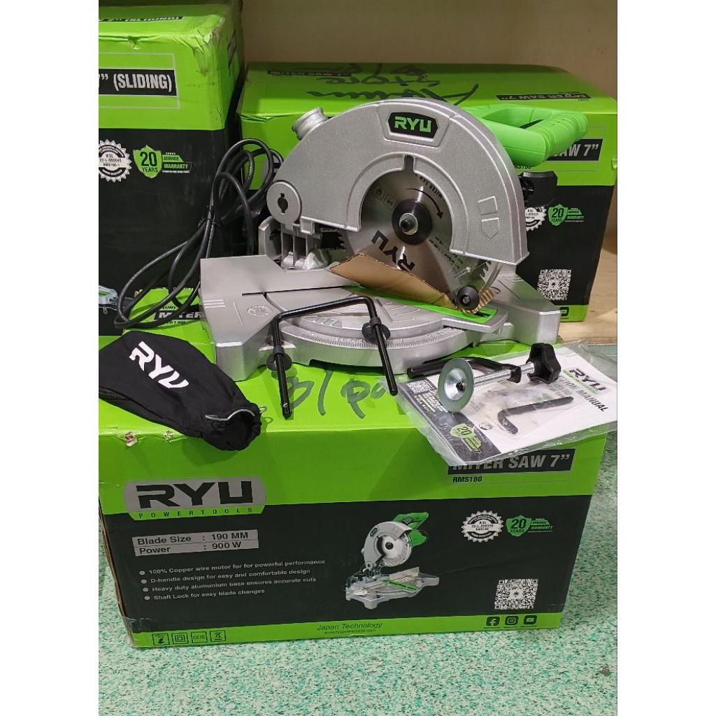 Miter saw 7"  RYU RMS180