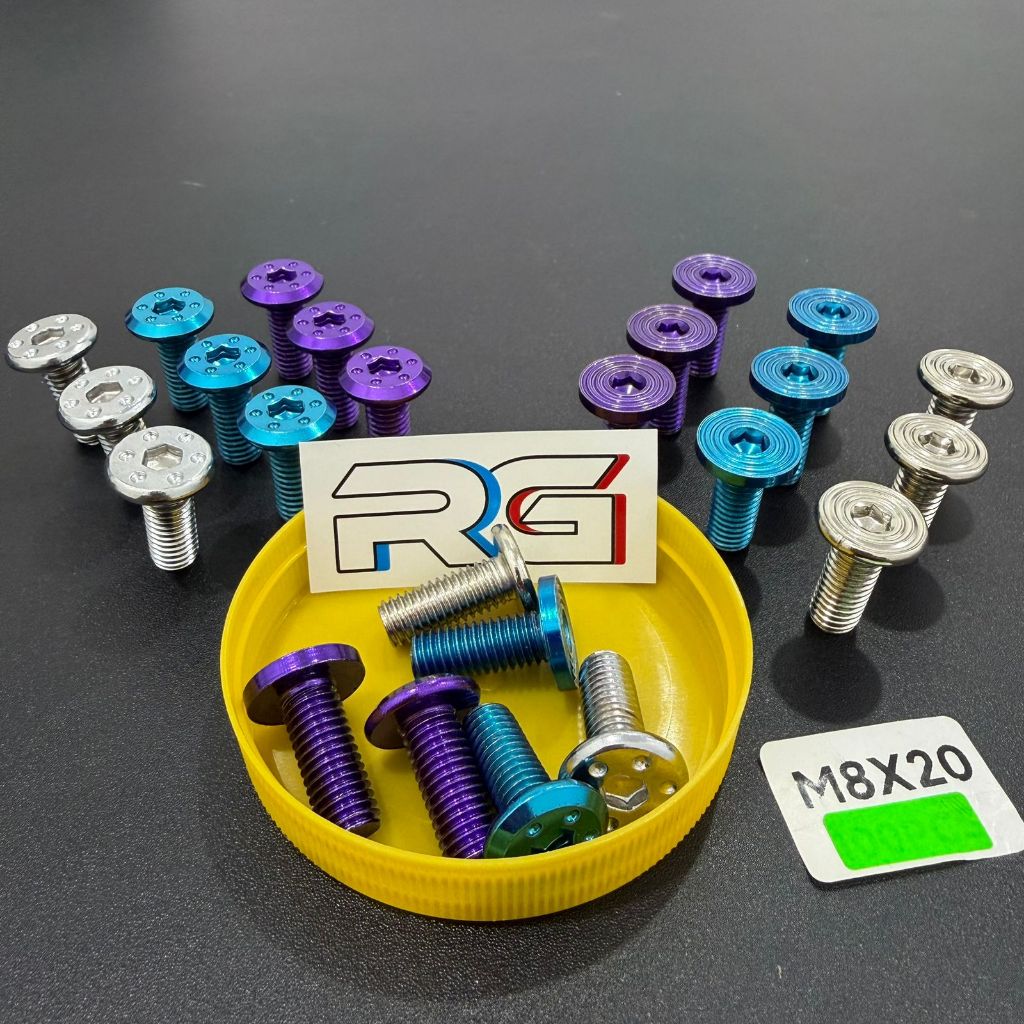 BAUT BINTIK PROBOLT PIRINGAN CAKRAM DEPAN BAUT drat 12 DISC UNIVERSAL SEMUA MOTOR MIO BEAT NMAX AERO