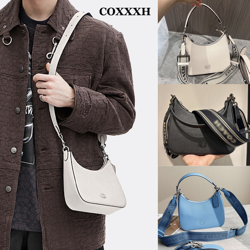 CJ842 Women bag hobo crossbody bag with signature canvas detail