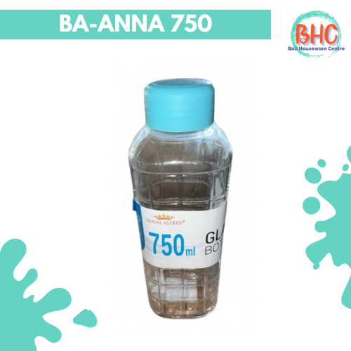 BOTOL AIR ANNA 750 ML | TUMBLER PLASTIK 750 ML