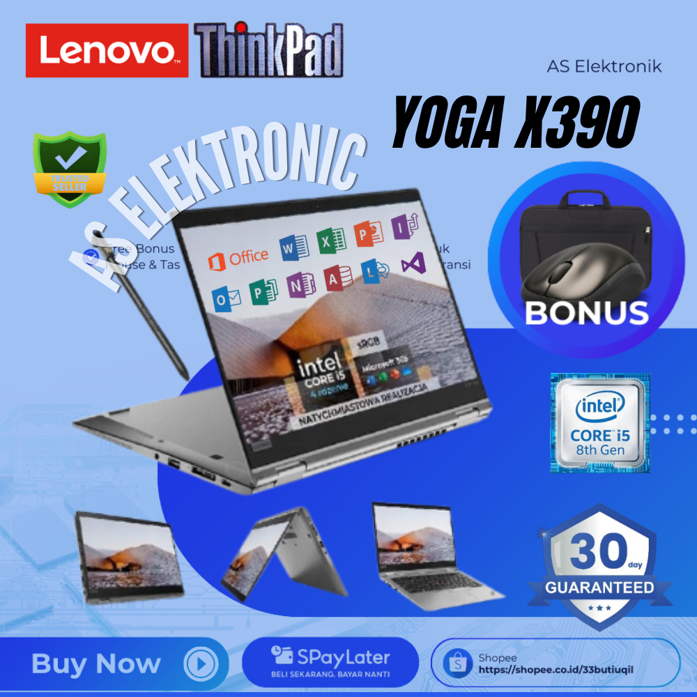 LENOVO THINKPAD YOGA X390 i5 8th 8/256