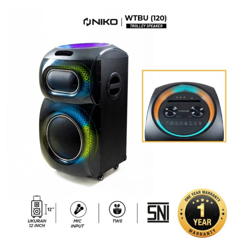 NIKO Trolley Speaker WTBU 120