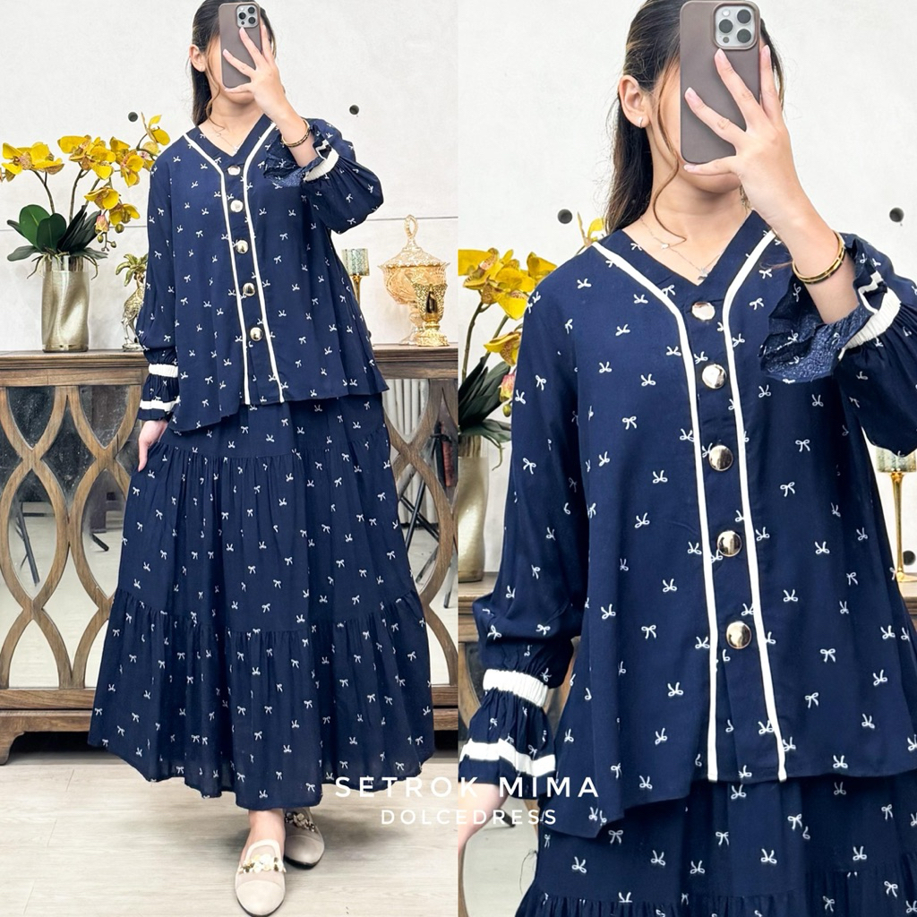 Setelan Rok MIMA By Dolce Dress Original