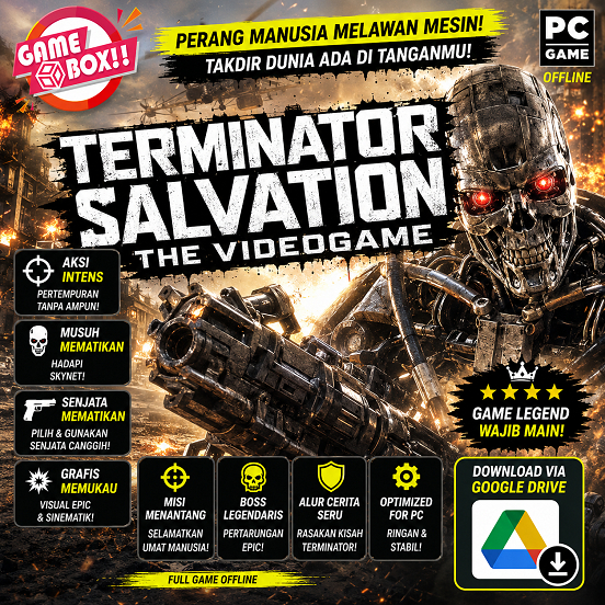 TERMINATOR SALVATION THE VIDEOGAME - PC LAPTOP GAMES