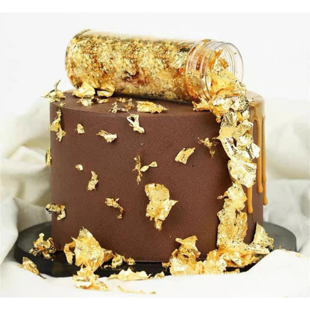 Edible Gold Sheet Leaf FLAKES