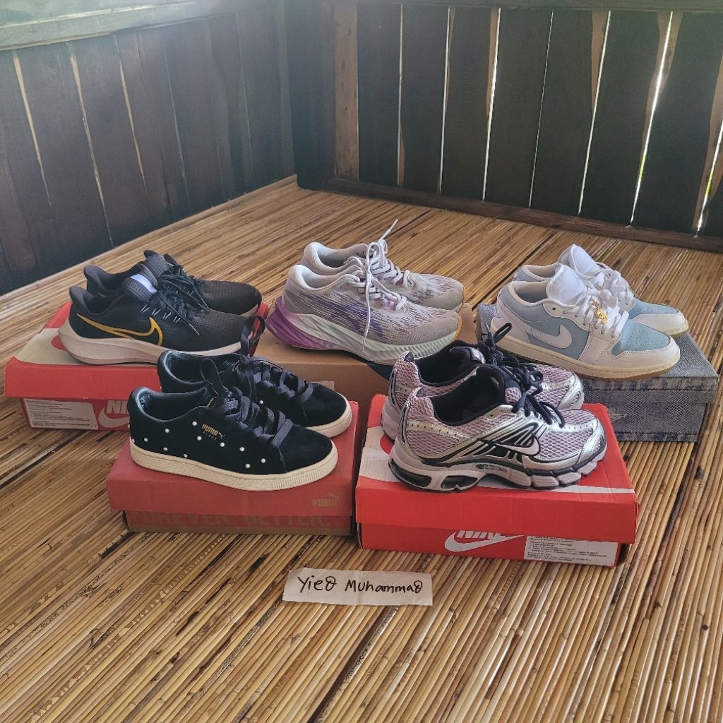Sepatu Nike Asics Puma Women Preloved original