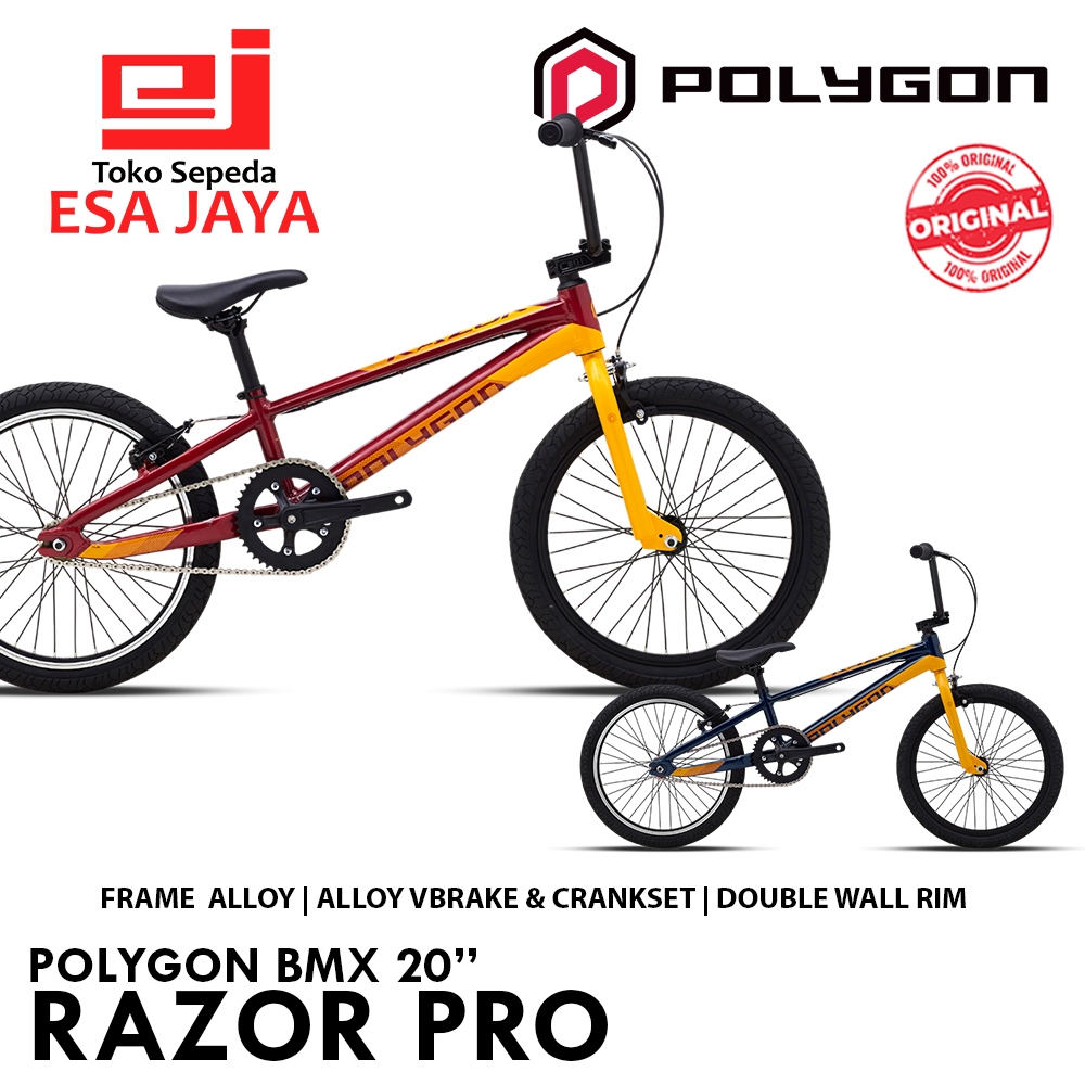 Sepeda BMX 20 Inch Polygon Razor Pro - BMX 20" Race Alloy Original