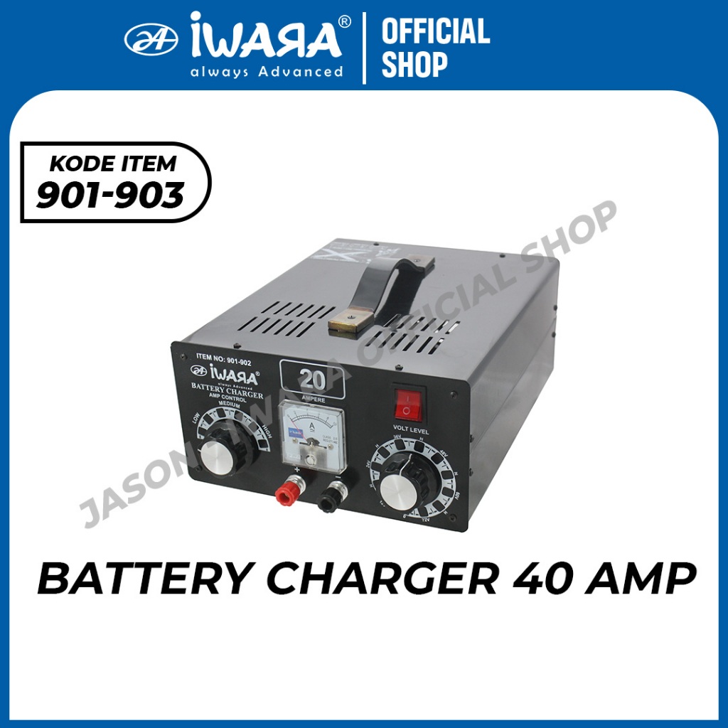 IWARA CHARGER AKI 40 AMPERE  BATTERY CHARGER IWARA