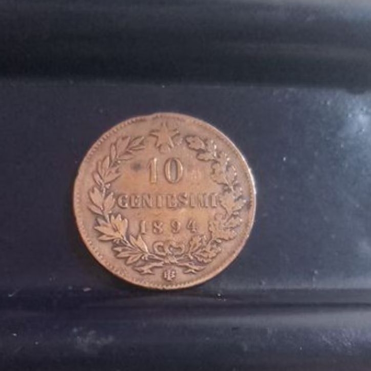 koin italia 10 centesimi 1894