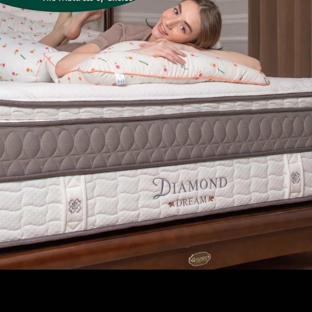 Kasur Springbed 200x200 Guhdo Diamond Dream Pillow Top Latex Layer  (Kasur Saja)