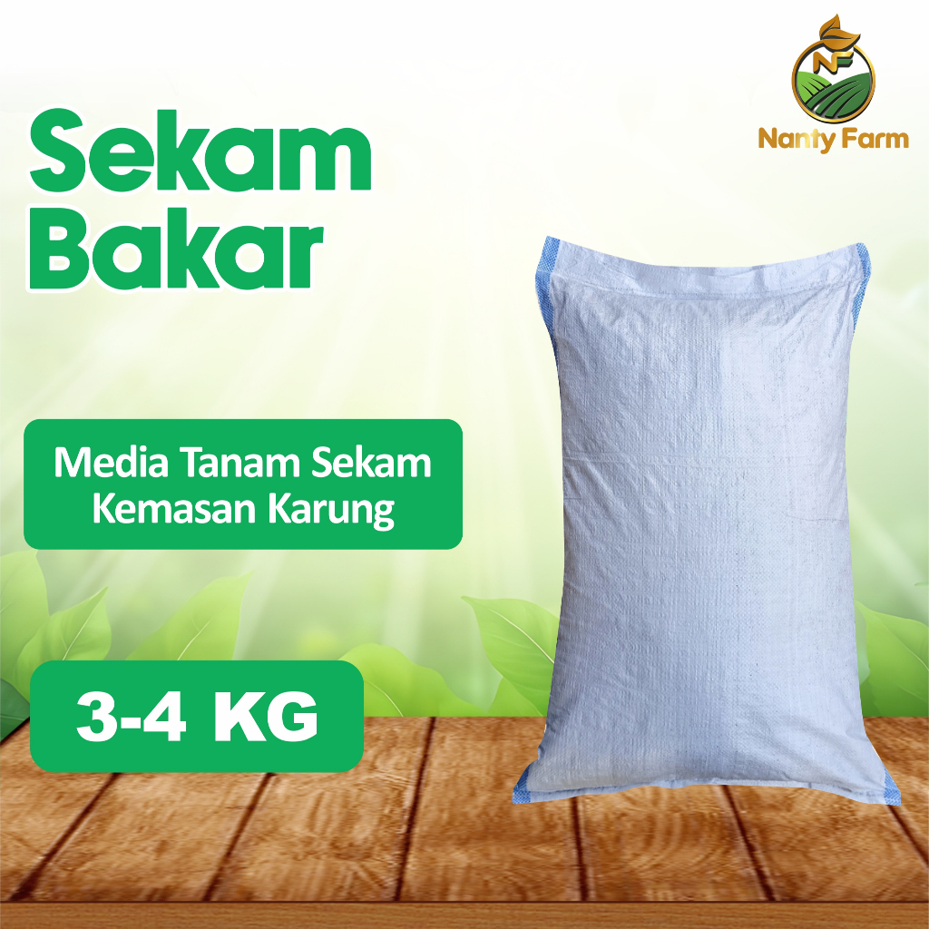 Media Tanam Sekam Bakar Arang Sekam Karung
