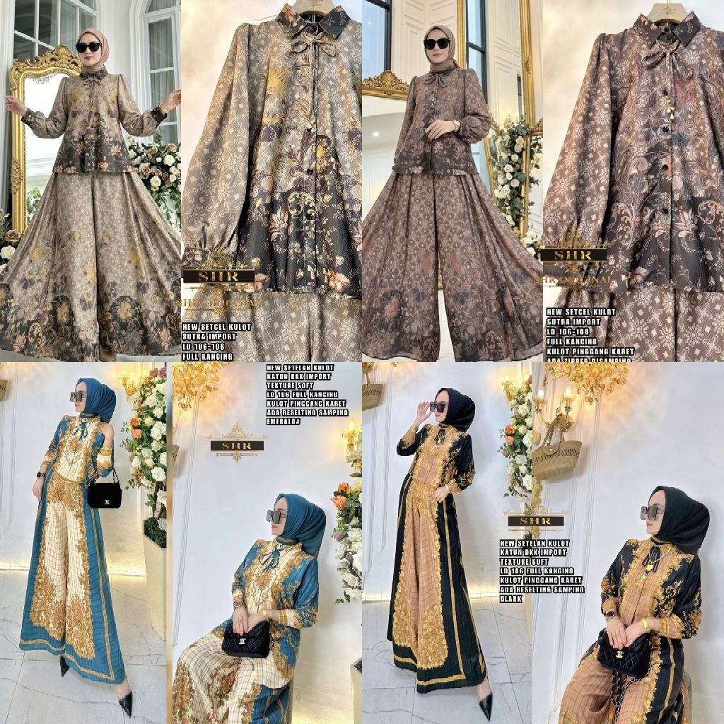 Set kulot terbaru ori SHR