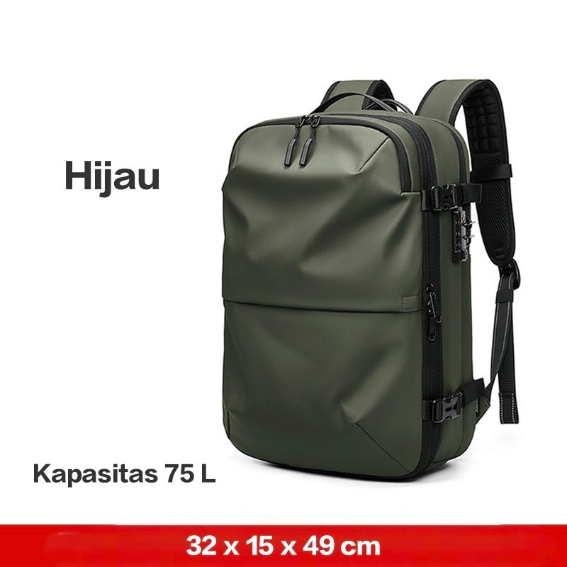 MH - Backpack Vacum New 7705 – Tahan Air Kompresi Vakum Travel Backpack 24 inch
