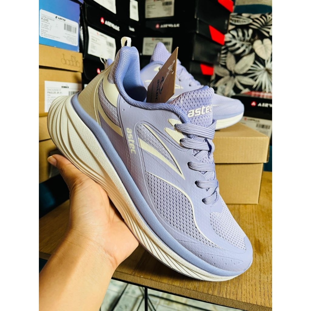 Sepatu ASTEC METRON RUNNING Warna Lavender Size 38 Original Sale SportStation