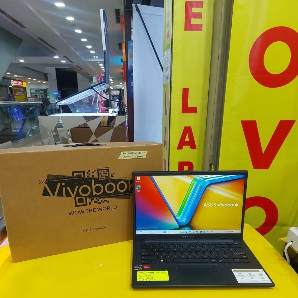 Laptop Asus Vivobook Go 14/15 E1404F AMD Ryzen 5 7520U with Radeon Graphics Ram 8gb SSD 512gb 1353
