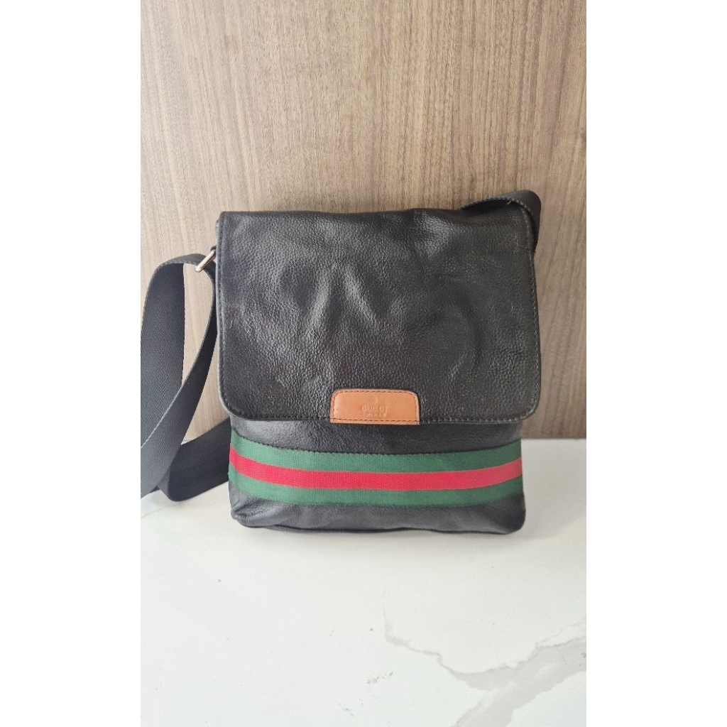 sling bag / tas selempang Gucci bendera