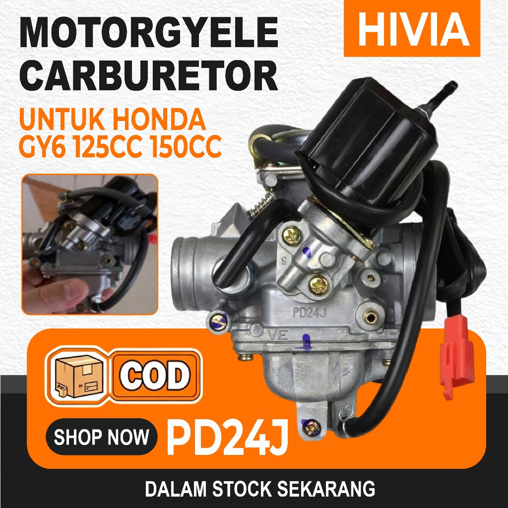 PD24J Karburator Cocok Untuk Model Kendaraan Kymco, Haomai ATV, Mobil Pasir, Sepeda Motor Motorcycle