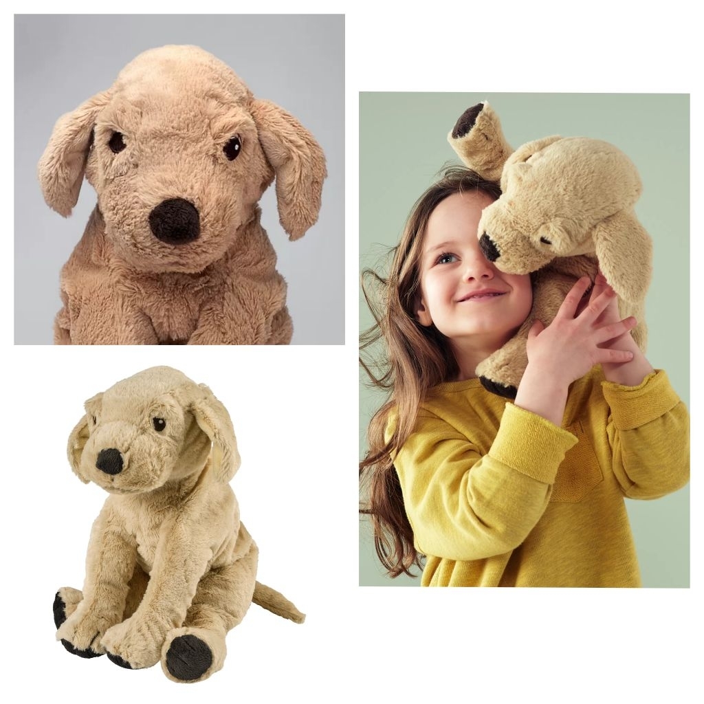 BONEKA PABRIK IKEA GOSSIG/ BONEKA DOG LABRADOR/ BONEKA ANAK