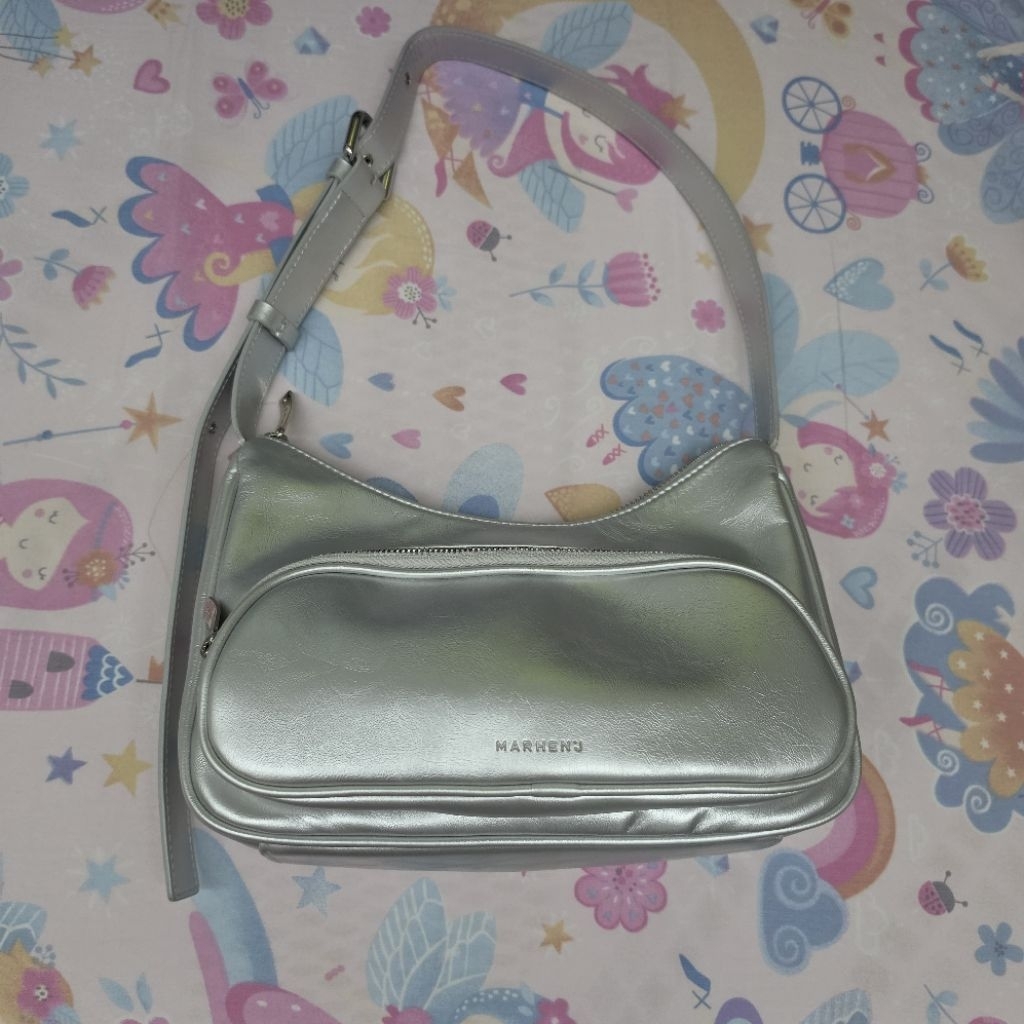 tas wanita original marhen j silver original second