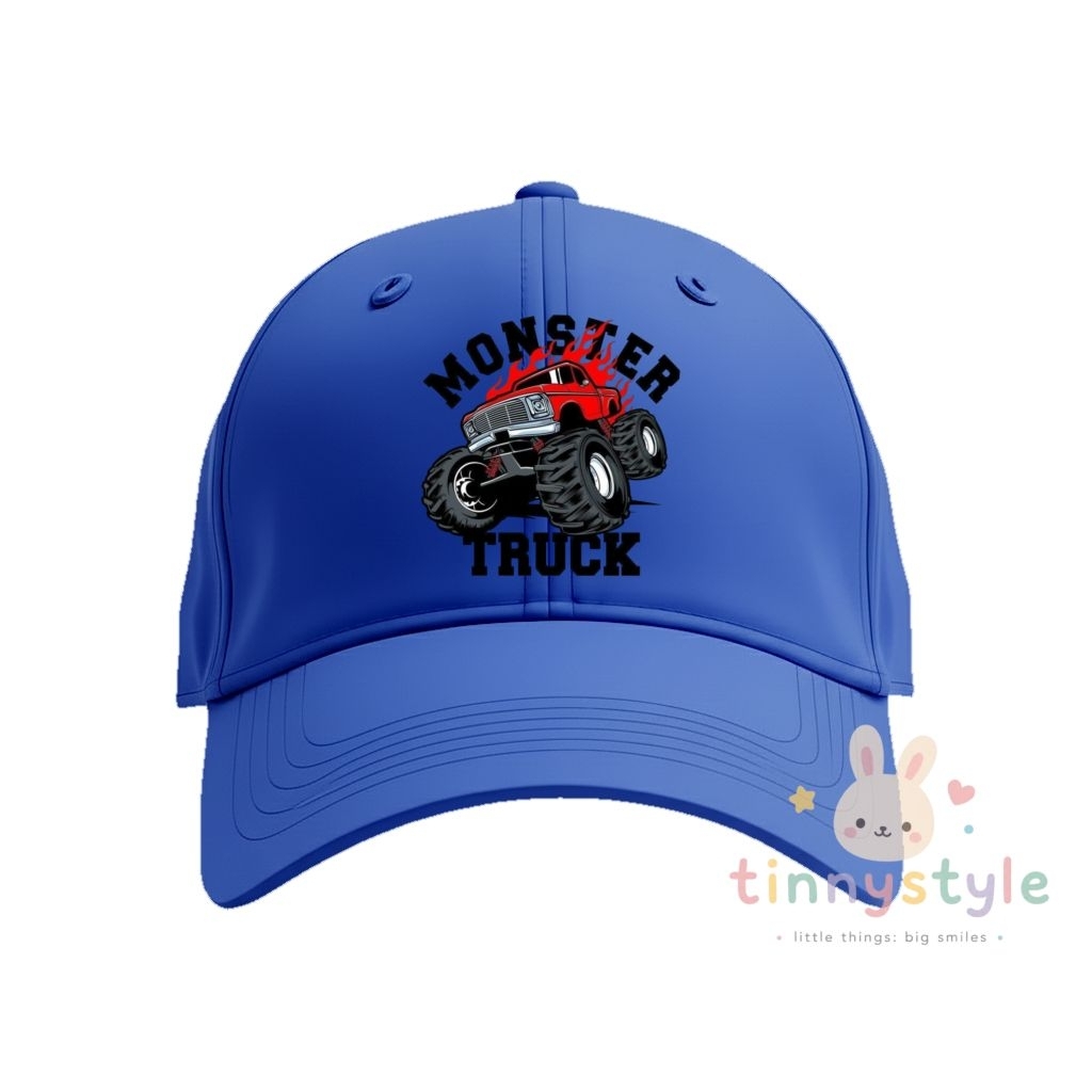 Topi Anak  Truk Monster Bisa Custem Gambar  Husus TK/SD