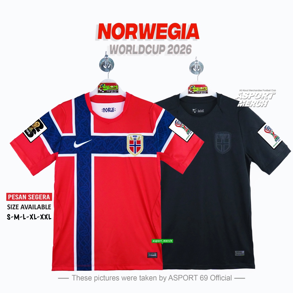 Jersey NORWEGIA Home away 2026 World Cup Baju Bola NORWEGIA HOME AWAY Pildun 2026
