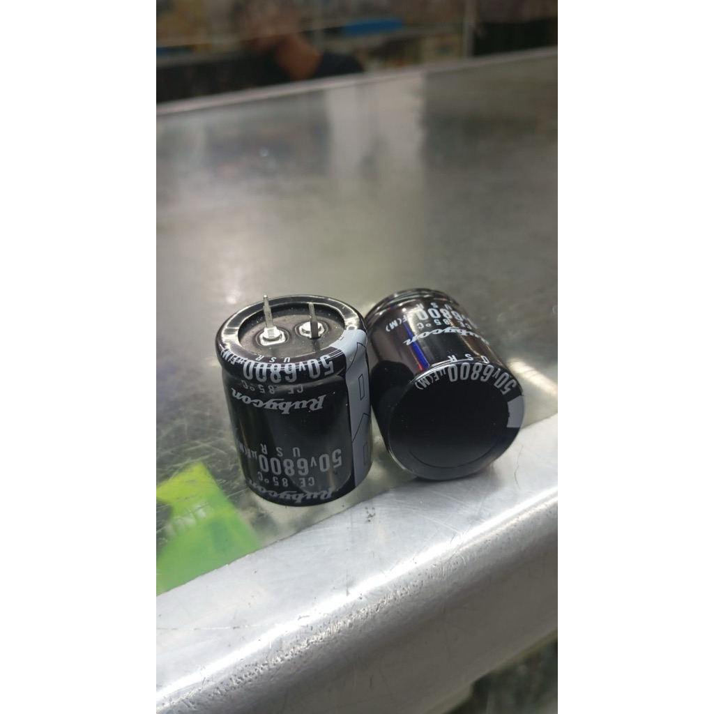 elco 6800uf 50v kaki paku original