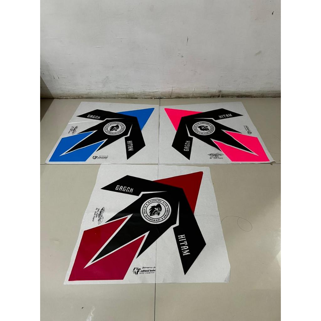 KERTAS LAYANGAN 2 WARNA GAGAK HITAM