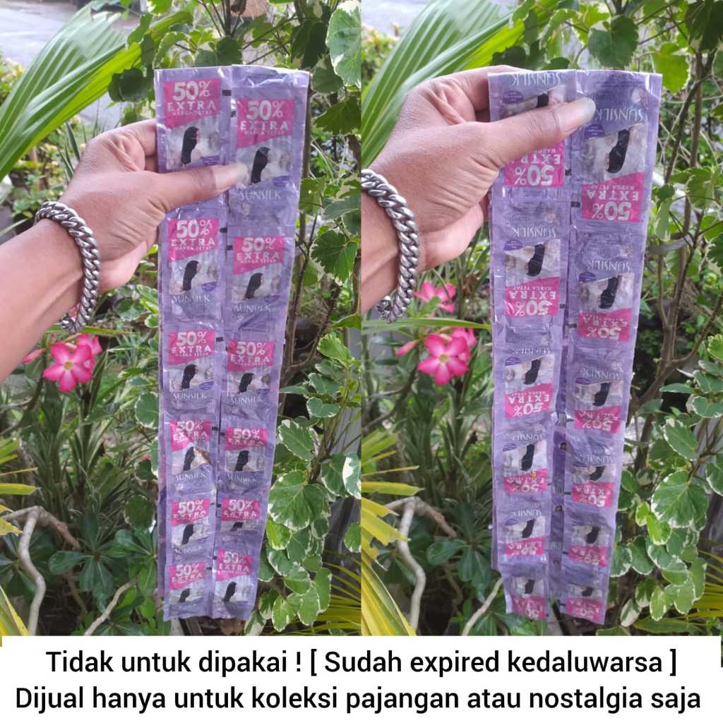 [ TIDAK UNTUK DIPAKAI ] KOLEKSI PRODUK JADUL TAHUN 2006 SHAMPOO SUNSILK HANYA UNTUK PAJANGAN SAJA