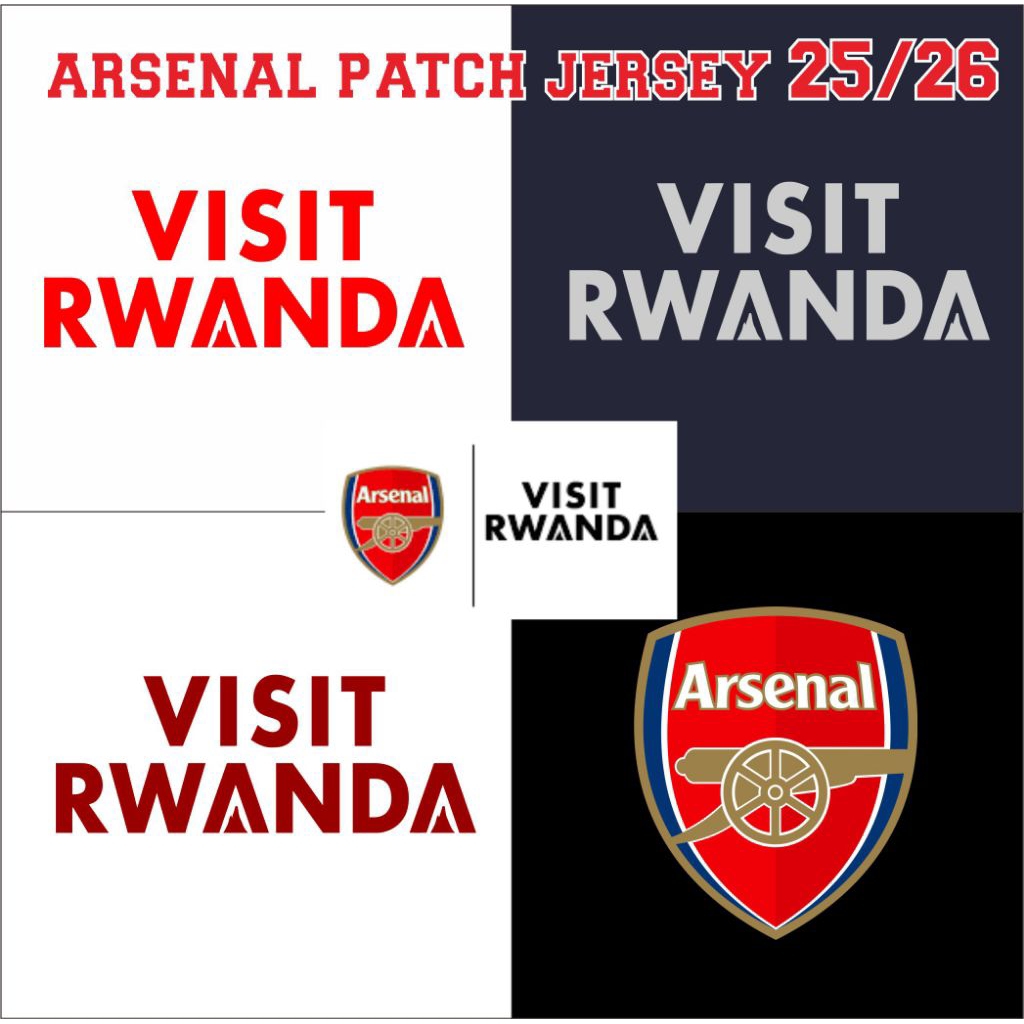 Arsenal Visit Rwanda Patch Jersey 2026 Terbaru Gunners