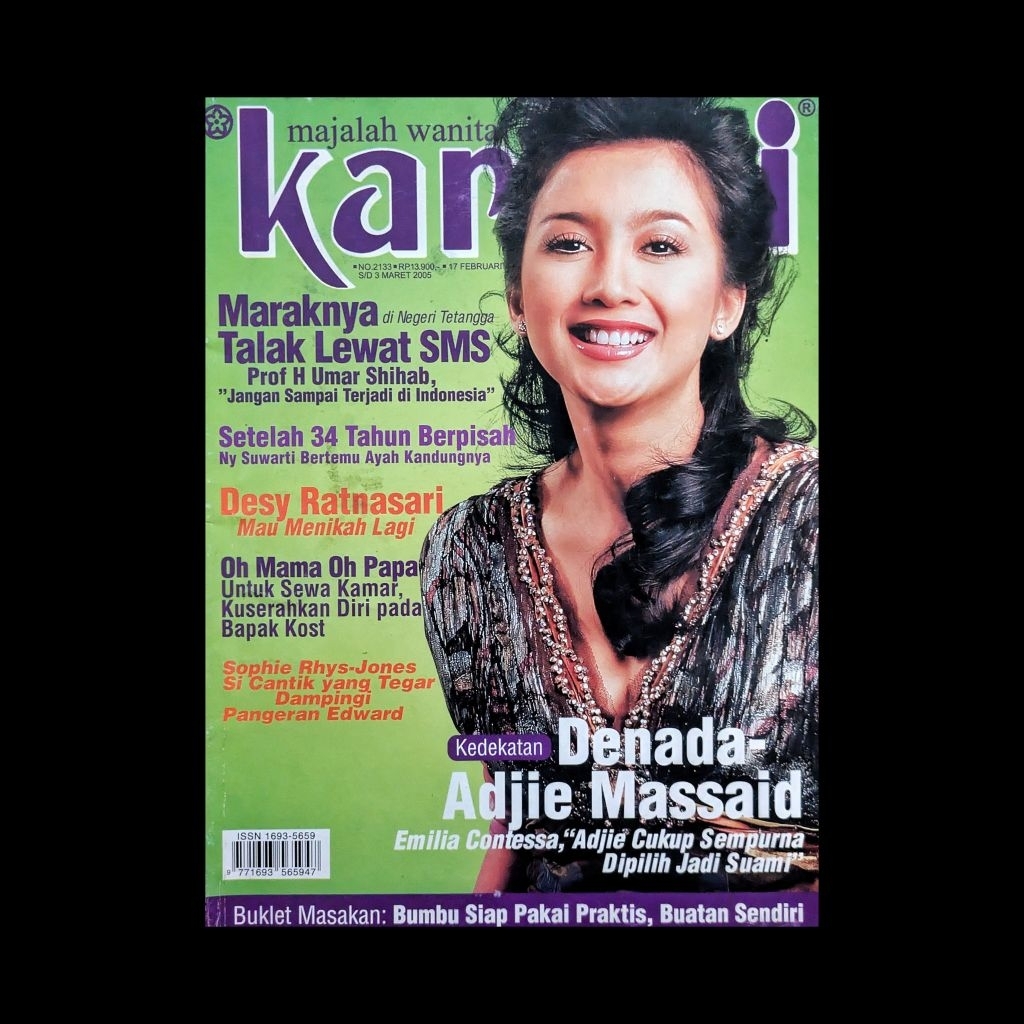 Majalah Kartini, No. 2133/2005 - Cover: Desy Ratnasari // Denada - Leonardo Dicaprio - Jihan Fahira 