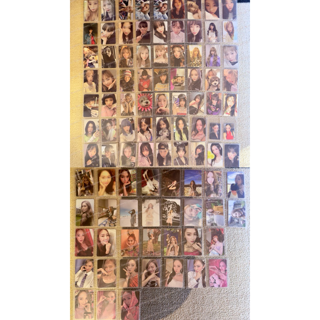 [ DIJUAL PER SET MEMBER | BACA DESC ] PC PHOTOCARD SOLO SNSD GIRLS GENERATION TAEYEON JESSICA JUNG T
