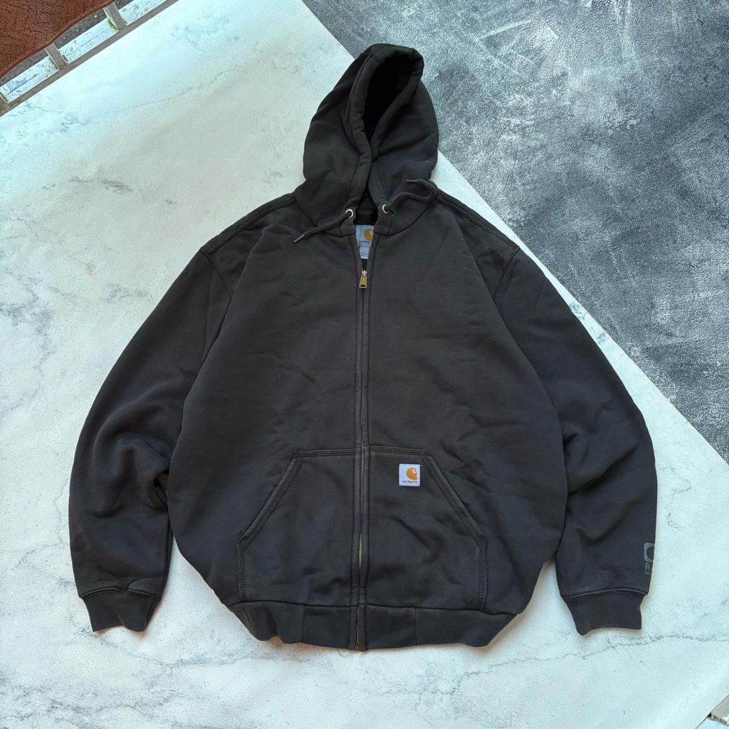 CARHATT RAIN DEFENDER BLK JACKET