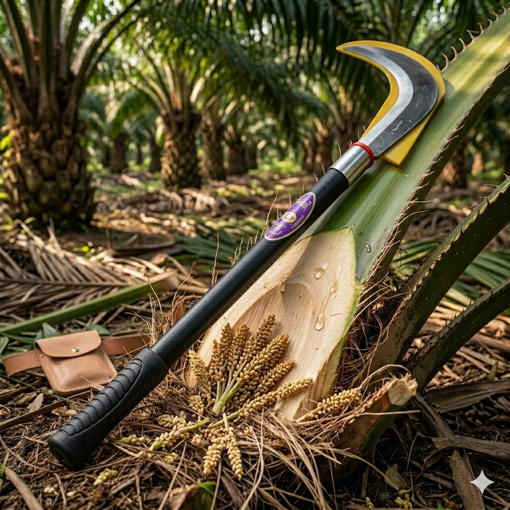 sabit malaysia multifungsi pemetik buah-kastrasi sawit-penyiang rumput