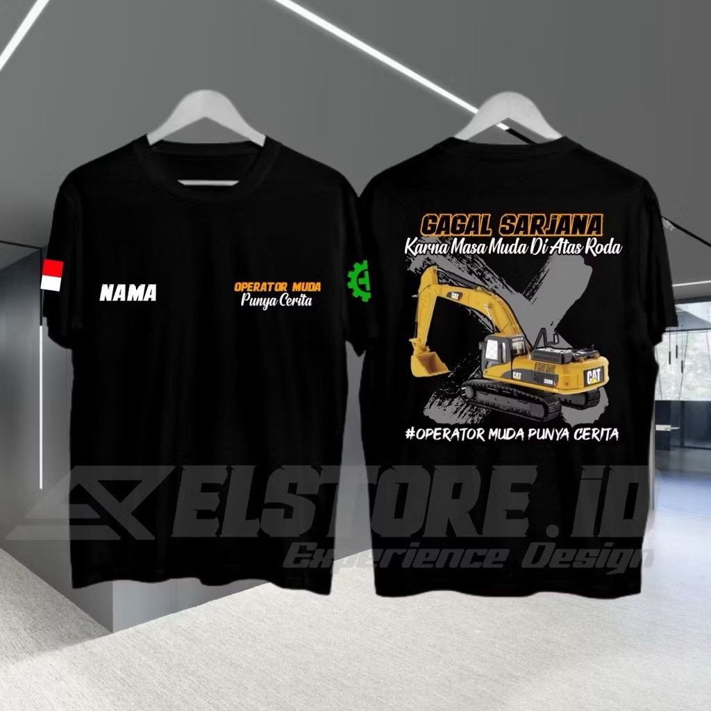 KAOS DISTRO OPERATOR EXCAVATOR MUDA