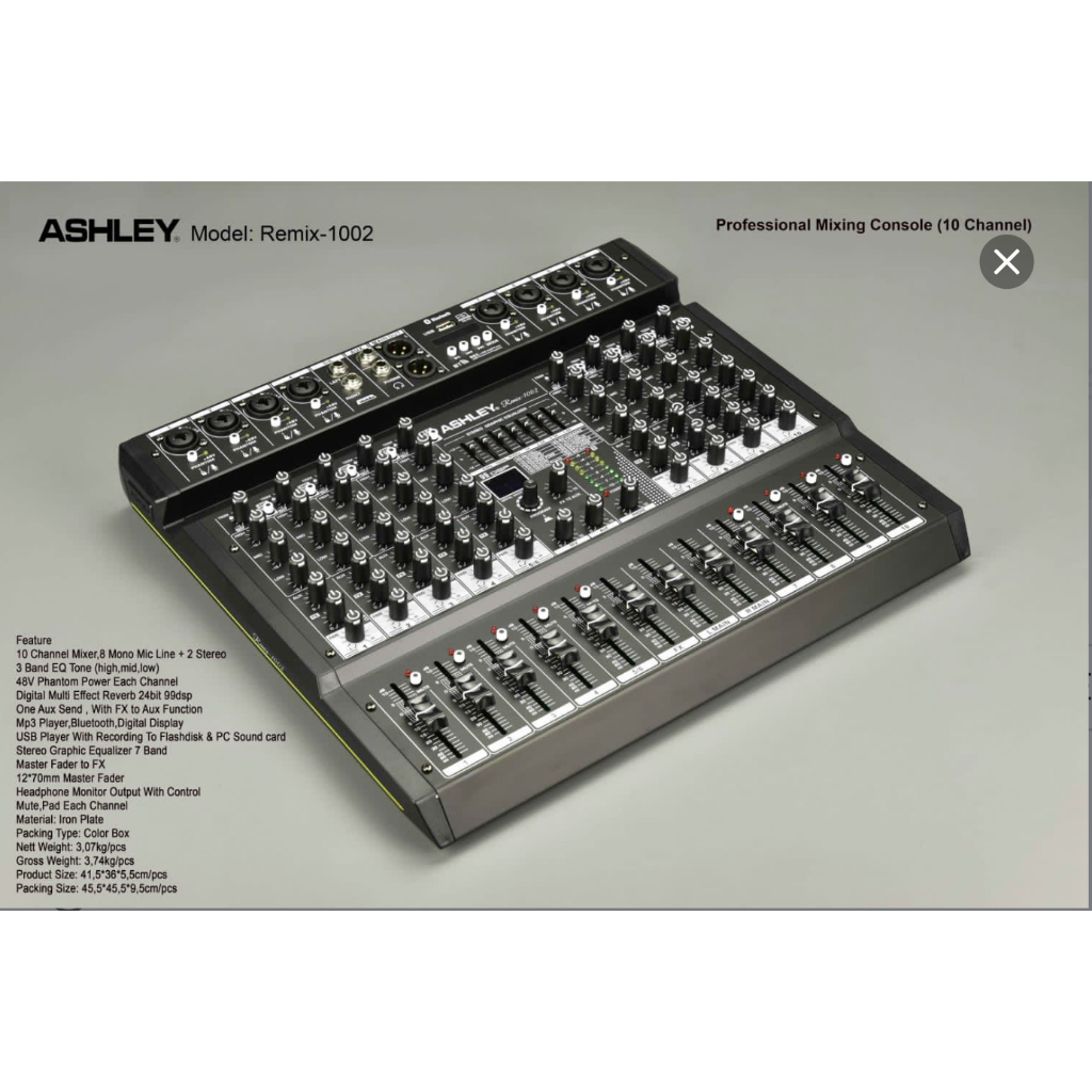 Mixer Ashley REMIX1002 / REMIX802 / REMIX602 // REMIX 1002 / REMIX 802 / REMIX 602 – Original Ashley