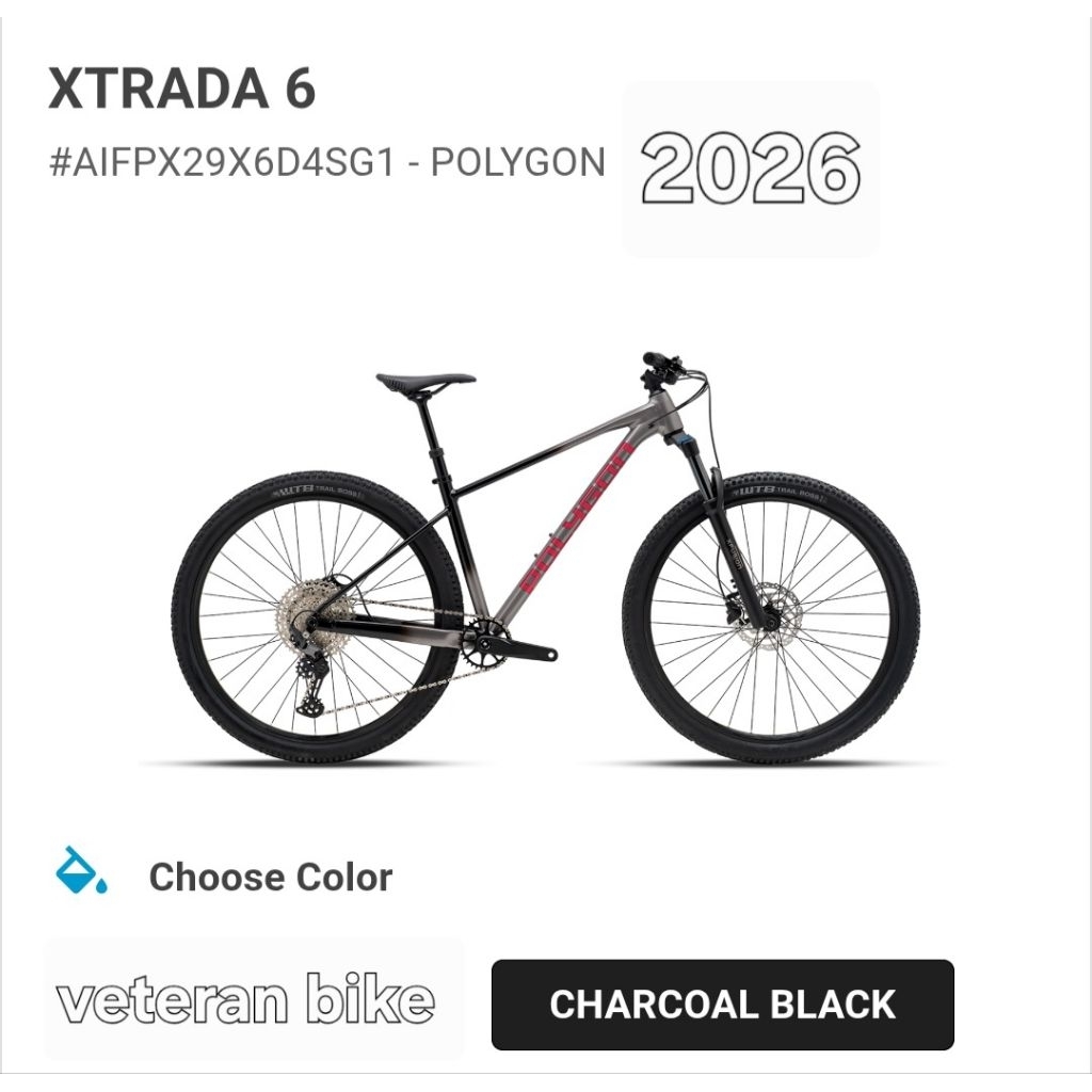 Sepeda Polygon MTB Xtrada New 6 MTB SZ M 27.5/Sz L 29