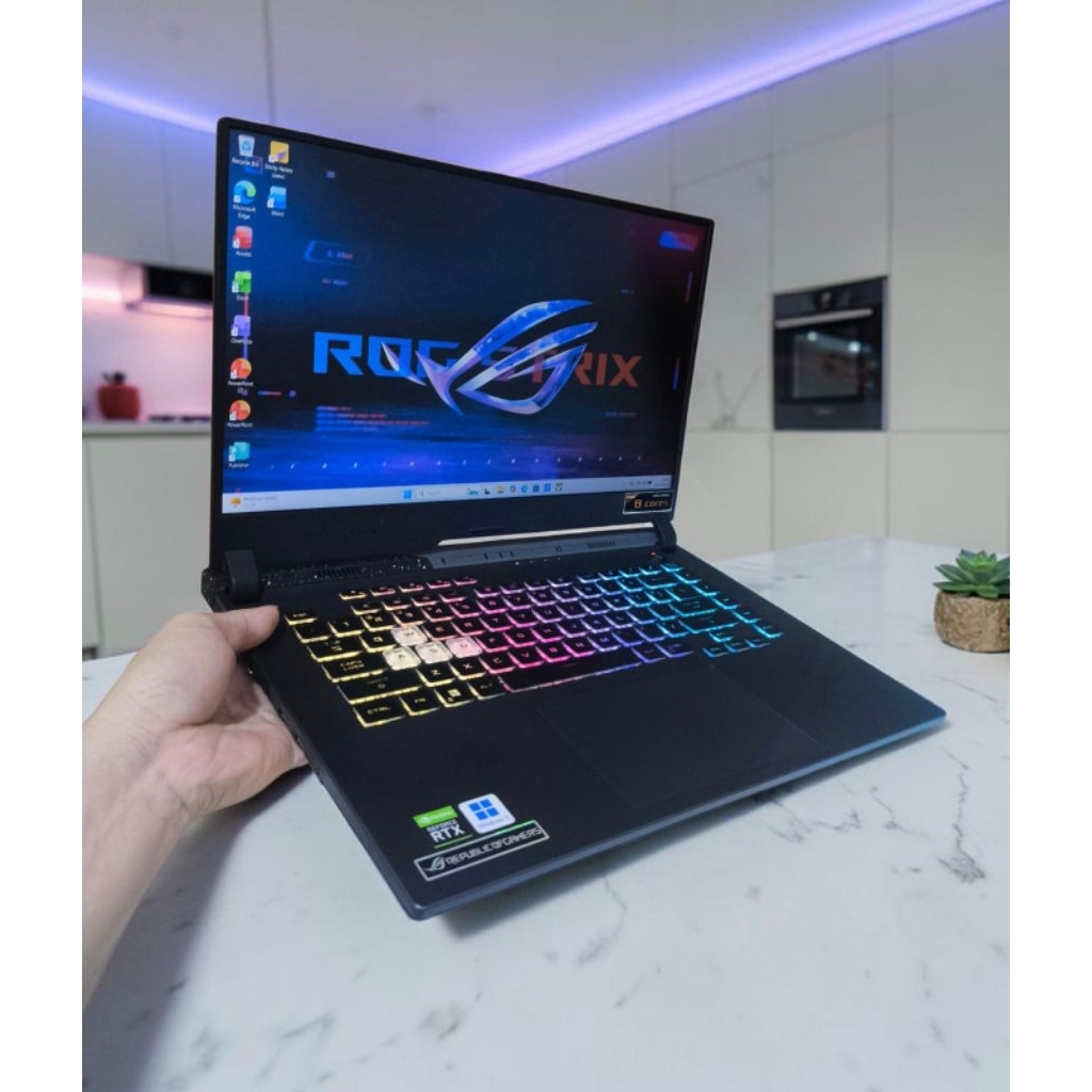 Laptop Gaming Asus ROG CYBERPUNK NVIDIA RTZ 3050 RYZEN 9 SSD 512Gb RAM 16Gb DUAL VGA