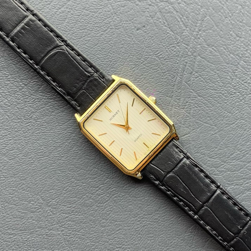 Casio Hornet Tank Watch Gold Case ref. 371 HN-102.