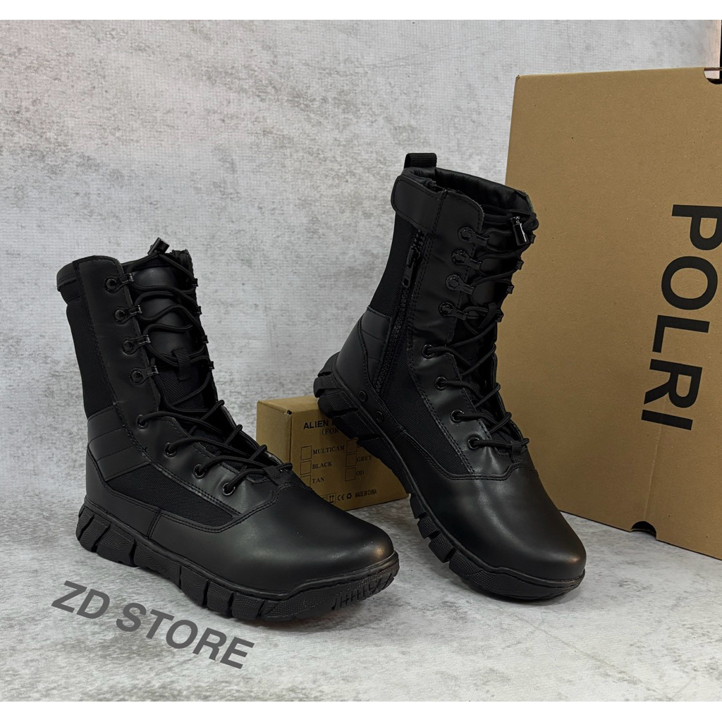 Sepatu PDL Hitam Jatah Asli POLRI 2023