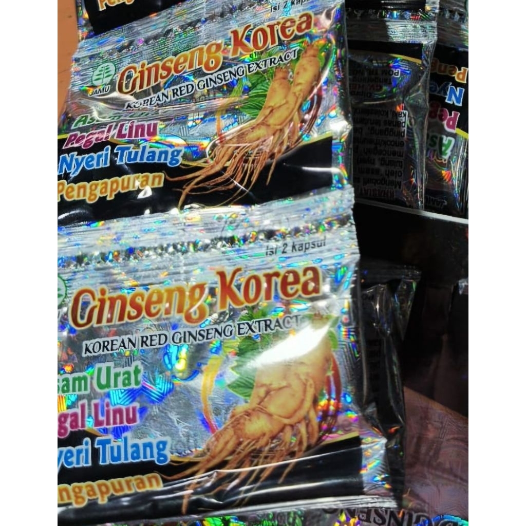 Ginseng Korea Kapsul Ginseng Merah isi 20 sachet